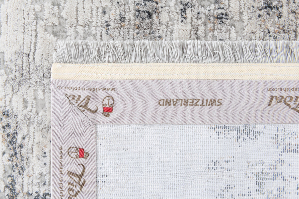 Läufer Luxus Teppich Flims in Grau von Hadorn™ - Lifestyle Image