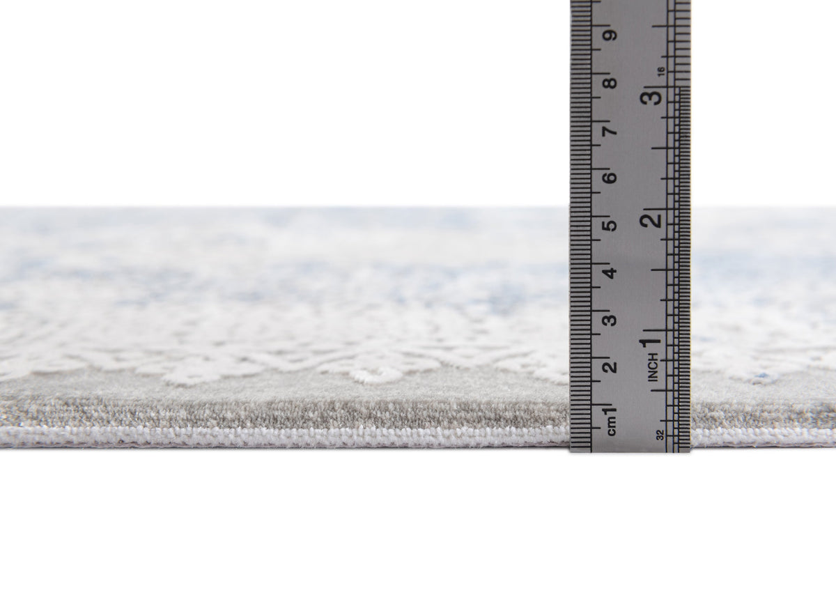 Rechteck Luxus Teppich Flims in Grau von Hadorn™ - Lifestyle Image