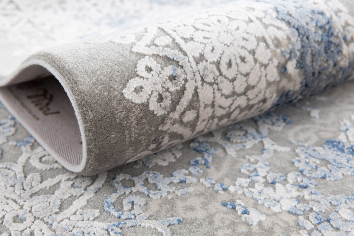 Rechteck Luxus Teppich Flims in Grau von Hadorn™ - Lifestyle Image