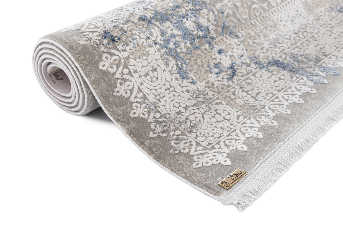 Läufer Luxus Teppich Flims in Grau von Hadorn™ - Lifestyle Image