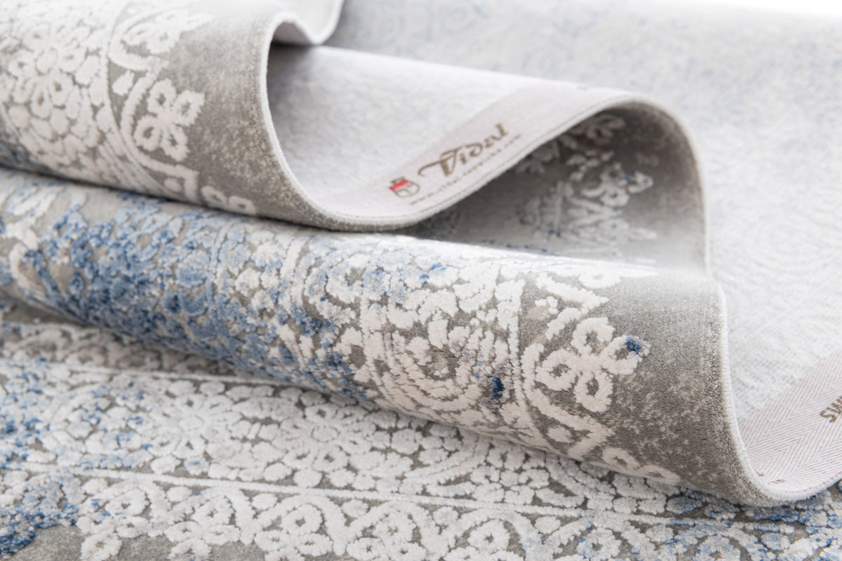 Läufer Luxus Teppich Flims in Grau von Hadorn™ - Lifestyle Image