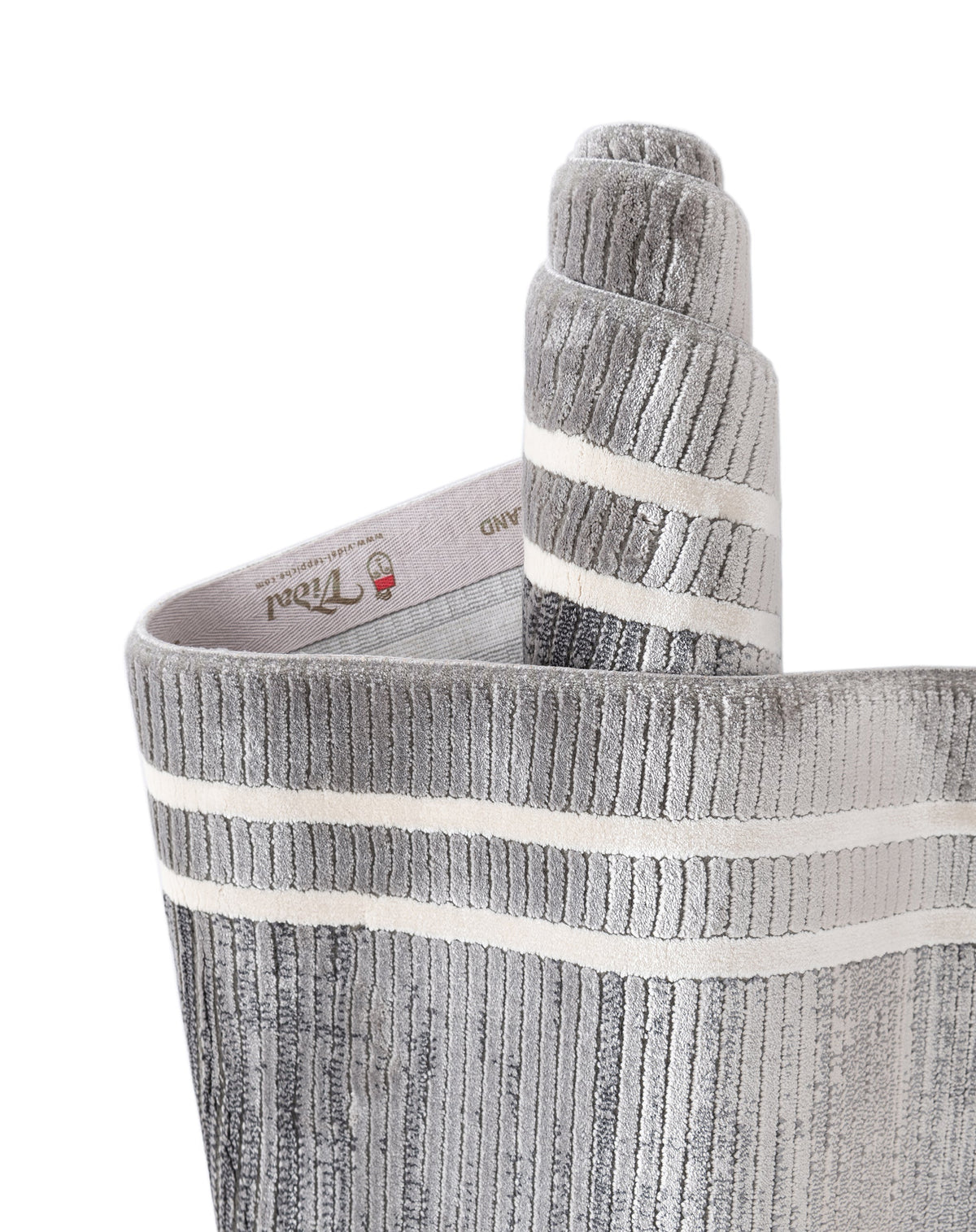 Läufer Luxus Teppich Flims in Grau von Hadorn™ - Lifestyle Image