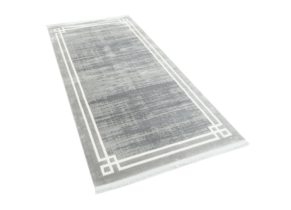 Rechteck Luxus Teppich Flims in Grau von Hadorn™ - Lifestyle Image