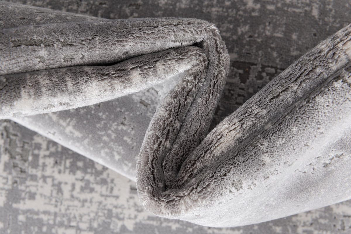 Rechteck Luxus Teppich Flims in Grau von Hadorn™ - Lifestyle Image