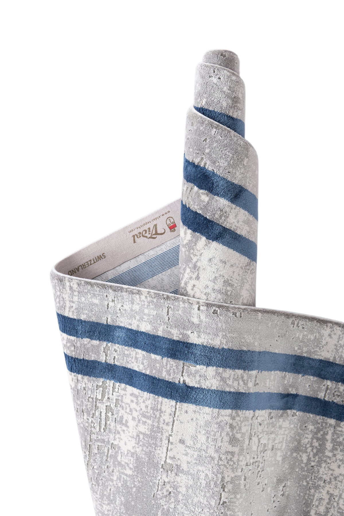 Läufer Luxus Teppich Flims in Grau von Hadorn™ - Lifestyle Image