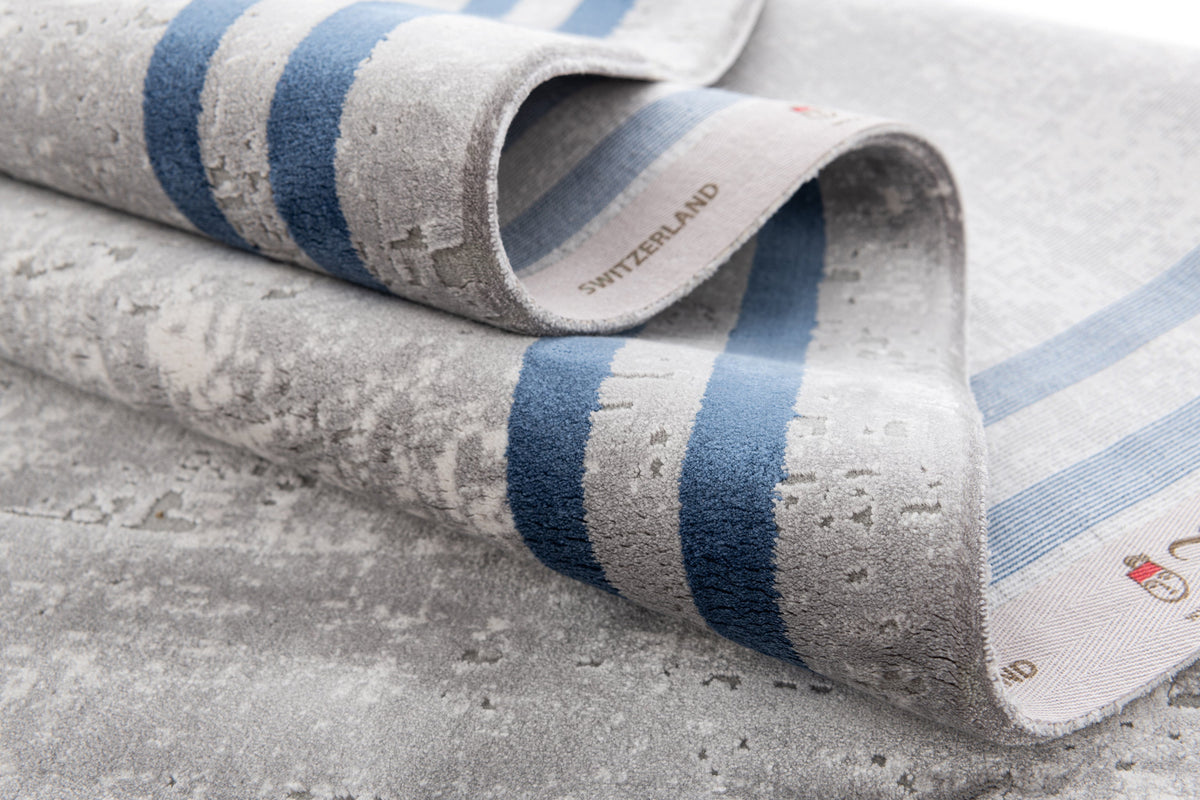 Läufer Luxus Teppich Flims in Grau von Hadorn™ - Lifestyle Image