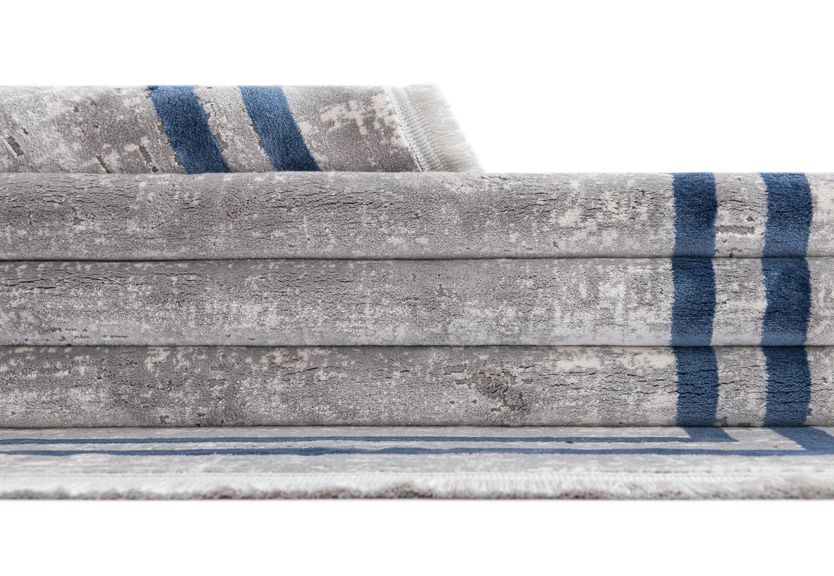 Läufer Luxus Teppich Flims in Grau von Hadorn™ - Lifestyle Image