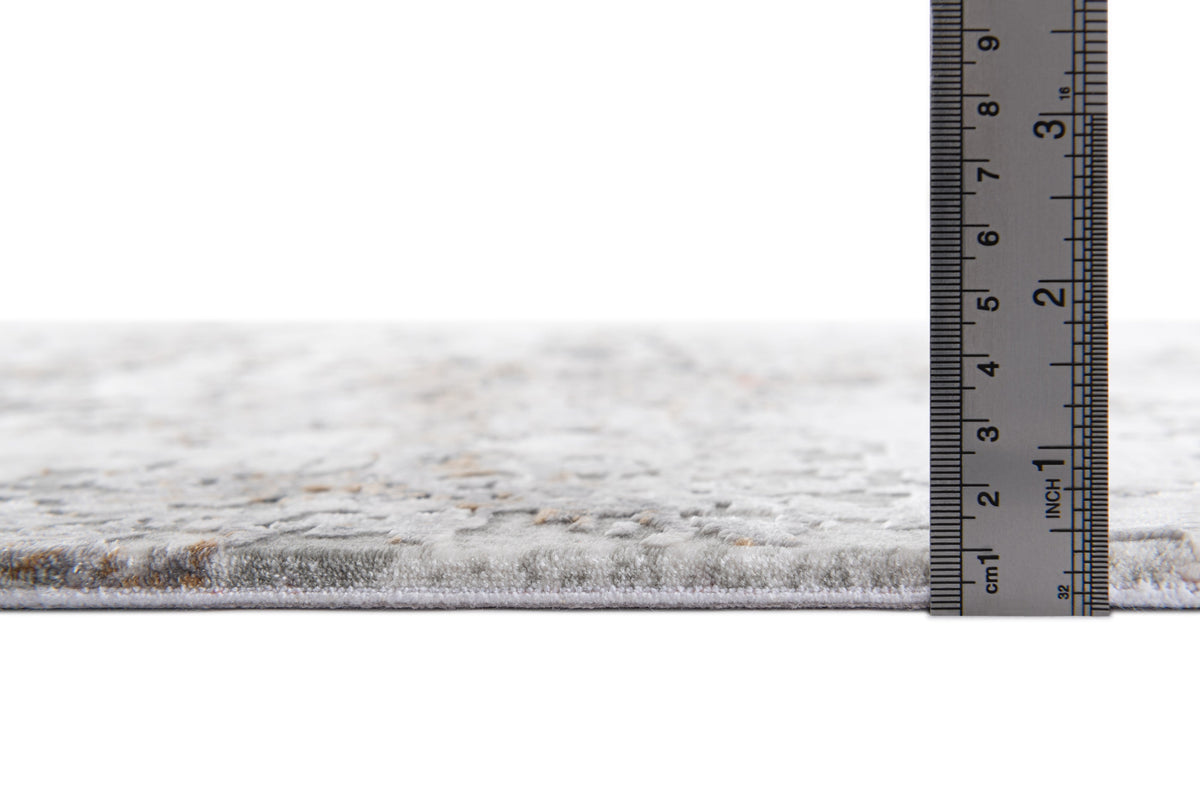 Rechteck Luxus Teppich Flims in Grau von Hadorn™ - Lifestyle Image