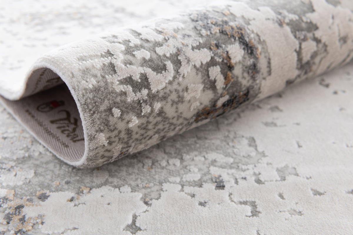 Rechteck Luxus Teppich Flims in Grau von Hadorn™ - Lifestyle Image