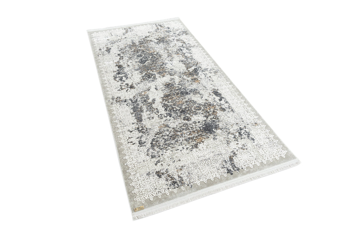 Rechteck Luxus Teppich Flims in Grau von Hadorn™ - Lifestyle Image