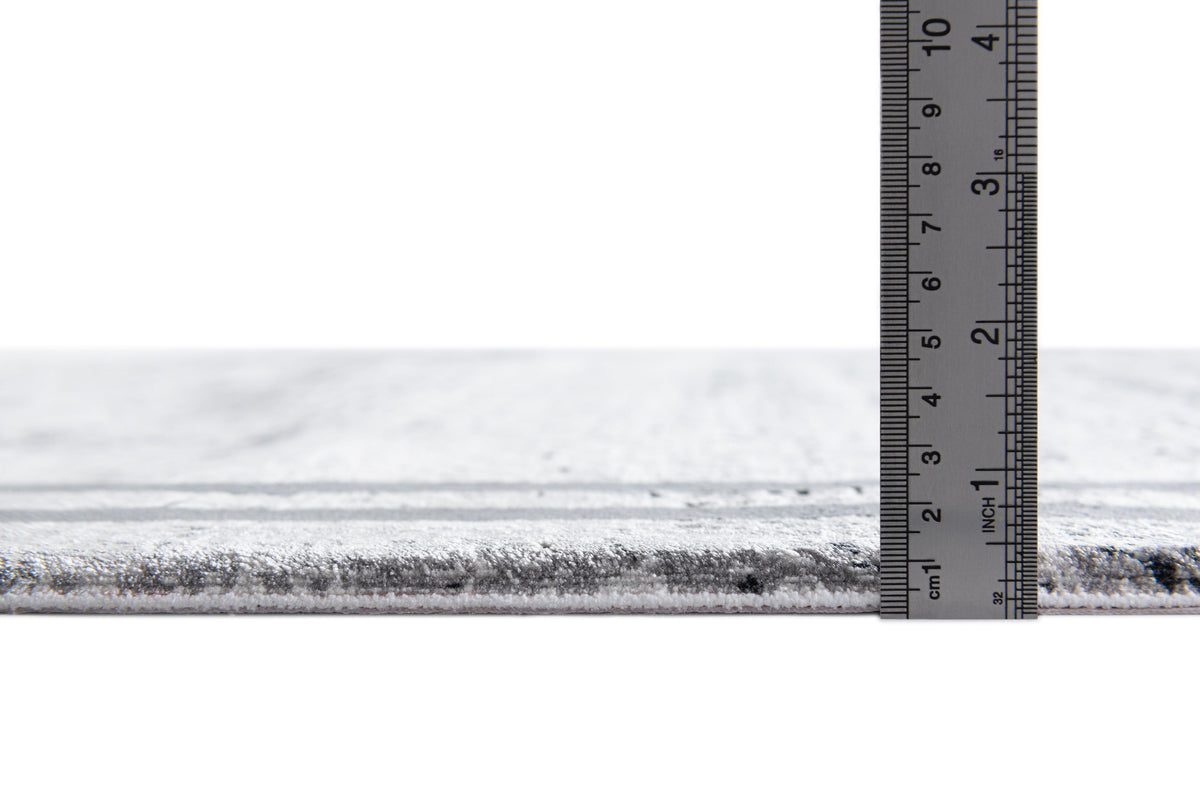 Rechteck Luxus Teppich Flims in Grau von Hadorn™ - Lifestyle Image