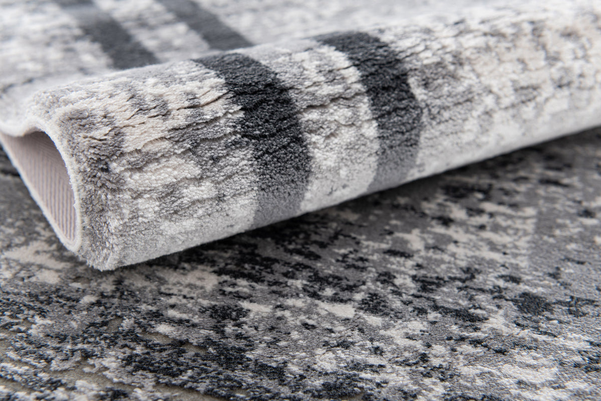 Läufer Luxus Teppich Flims in Grau von Hadorn™ - Lifestyle Image