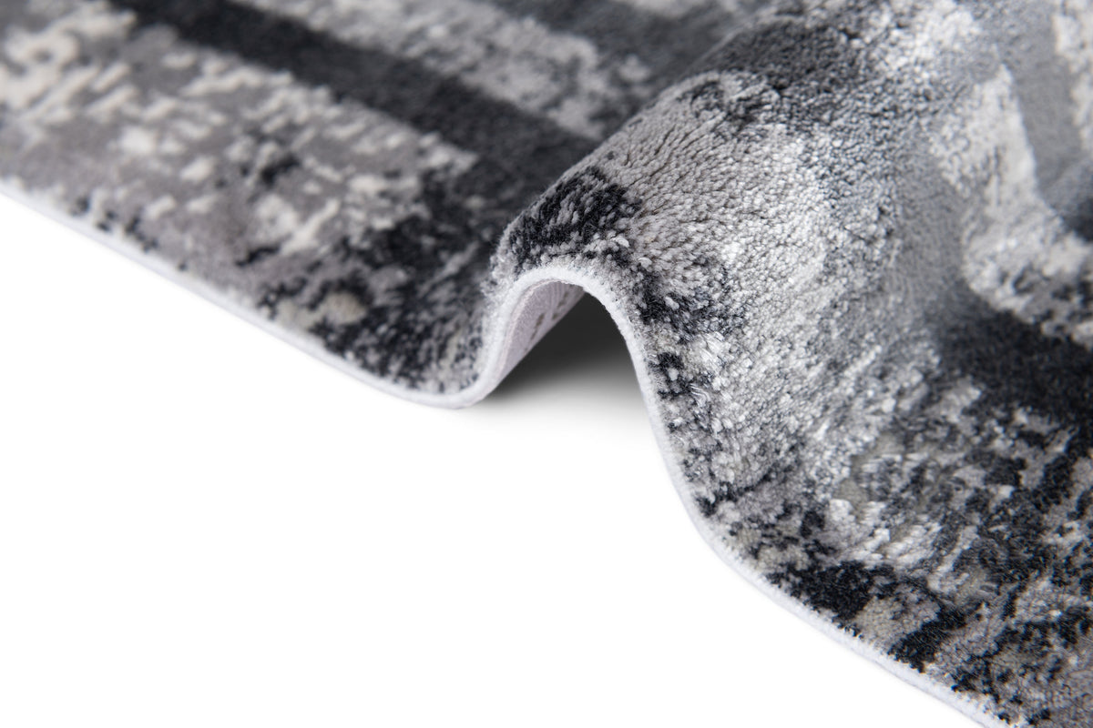 Rechteck Luxus Teppich Flims in Grau von Hadorn™ - Lifestyle Image