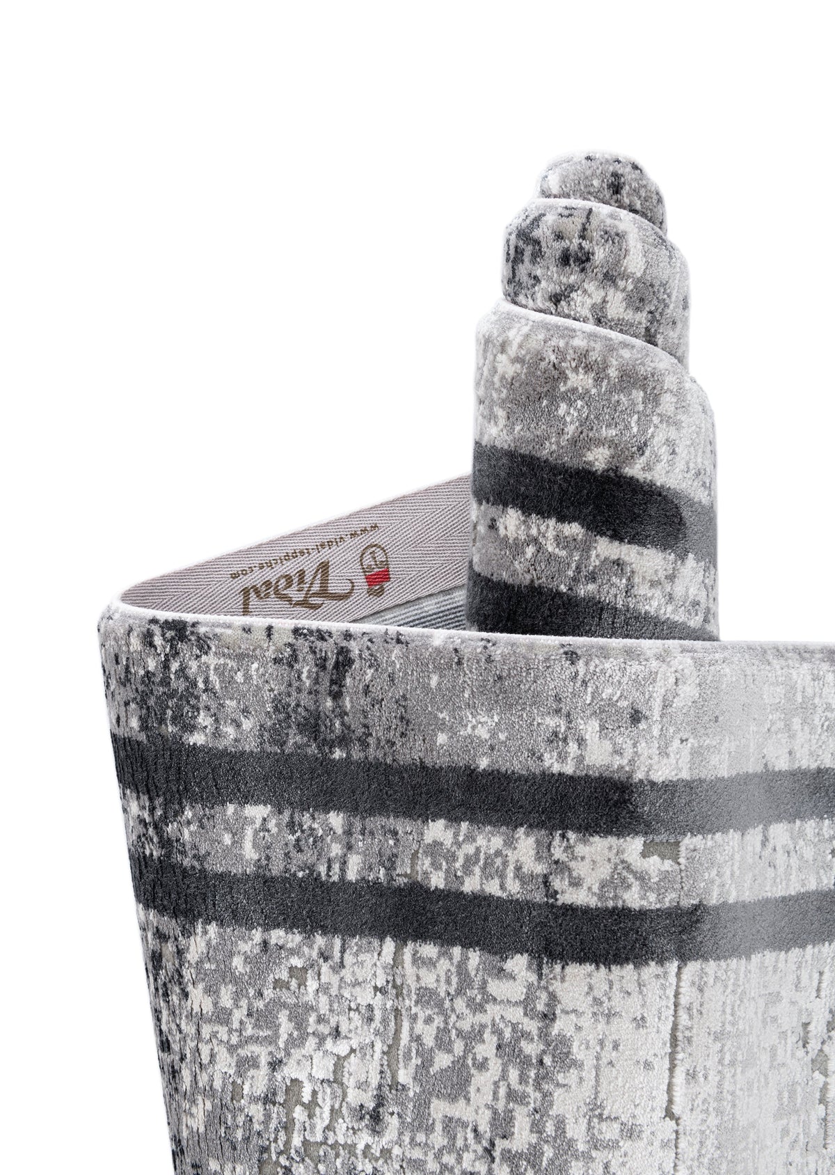 Rechteck Luxus Teppich Flims in Grau von Hadorn™ - Lifestyle Image