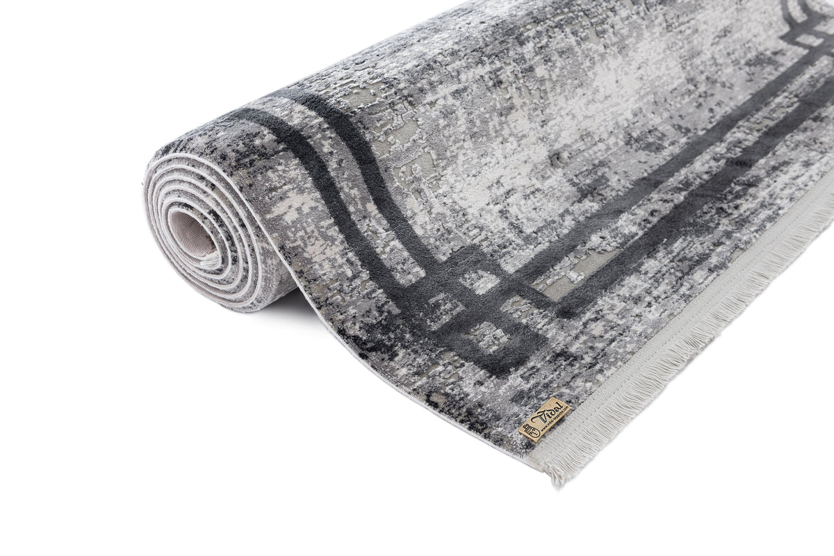 Läufer Luxus Teppich Flims in Grau von Hadorn™ - Lifestyle Image