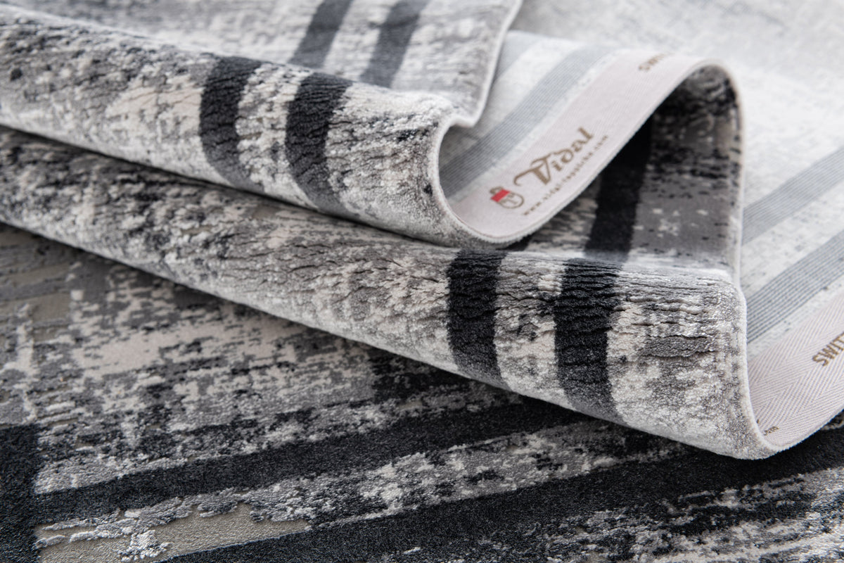 Läufer Luxus Teppich Flims in Grau von Hadorn™ - Lifestyle Image