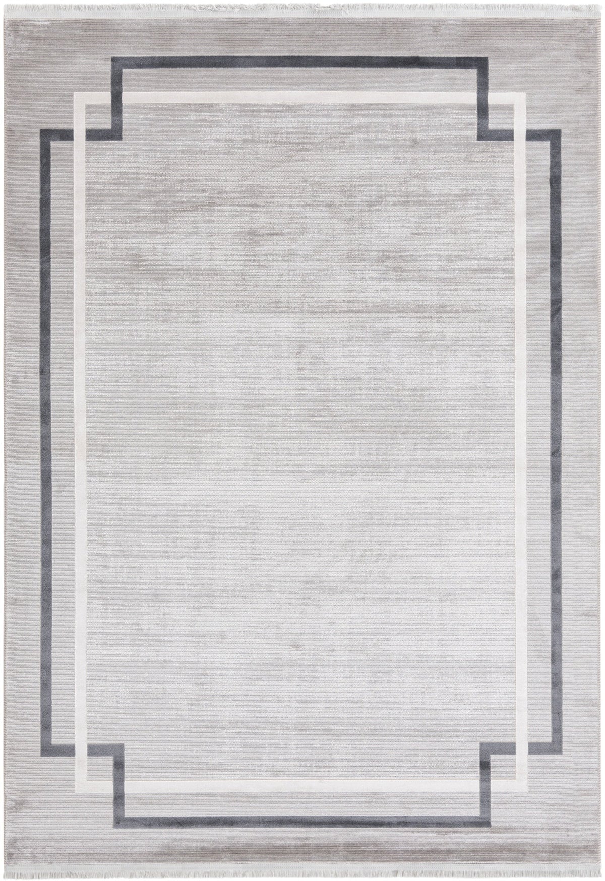Rechteck Luxus Teppich Flims in Grau von Hadorn™ - Lifestyle Image