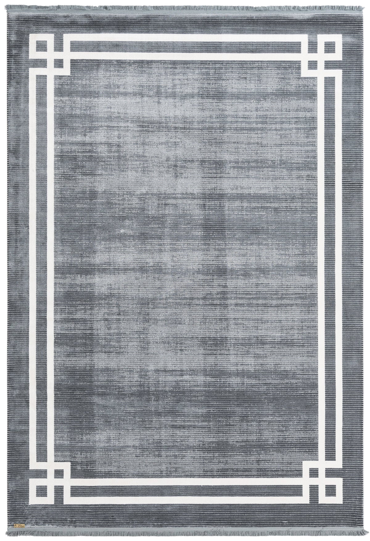 Rechteck Luxus Teppich Flims in Grau von Hadorn™ - Lifestyle Image