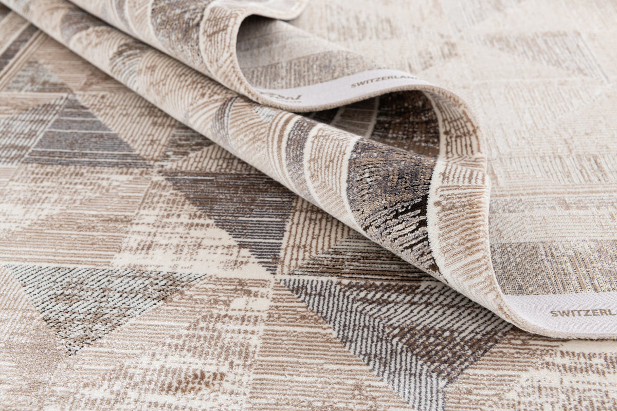 Rechteck Luxus Teppich Airolo in Creme von Hadorn™ - Lifestyle Image