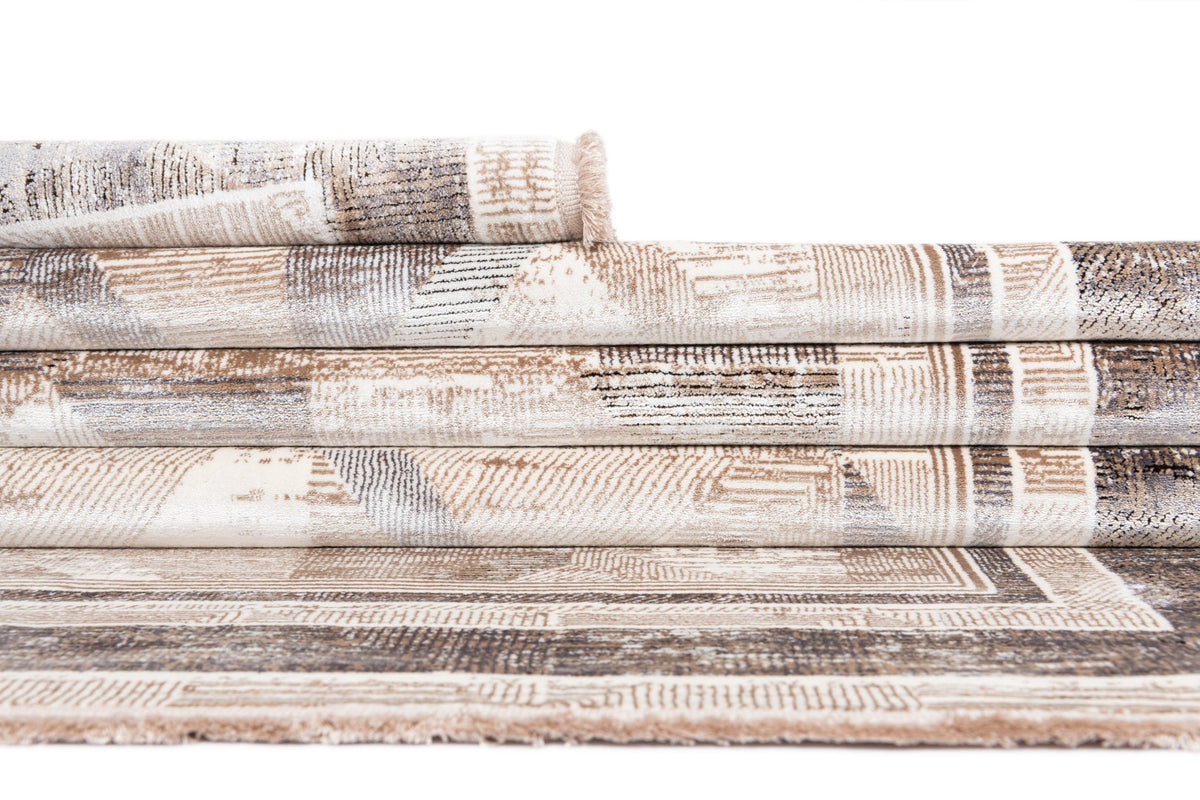 Rechteck Luxus Teppich Airolo in Creme von Hadorn™ - Lifestyle Image