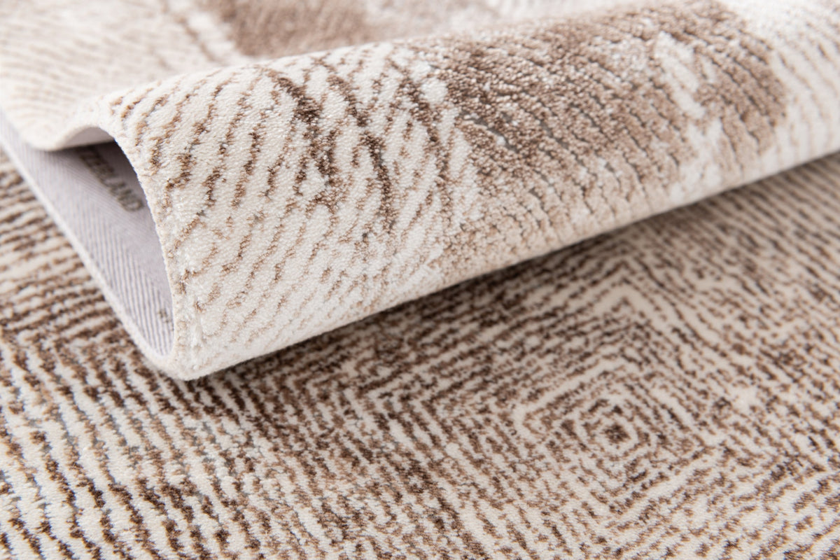 Rechteck Luxus Teppich Airolo in Creme von Hadorn™ - Lifestyle Image