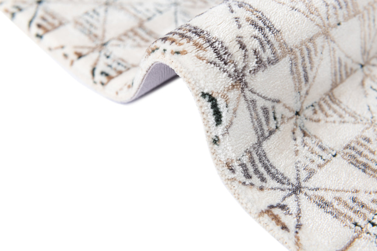 Rechteck Luxus Teppich Airolo in Creme von Hadorn™ - Lifestyle Image