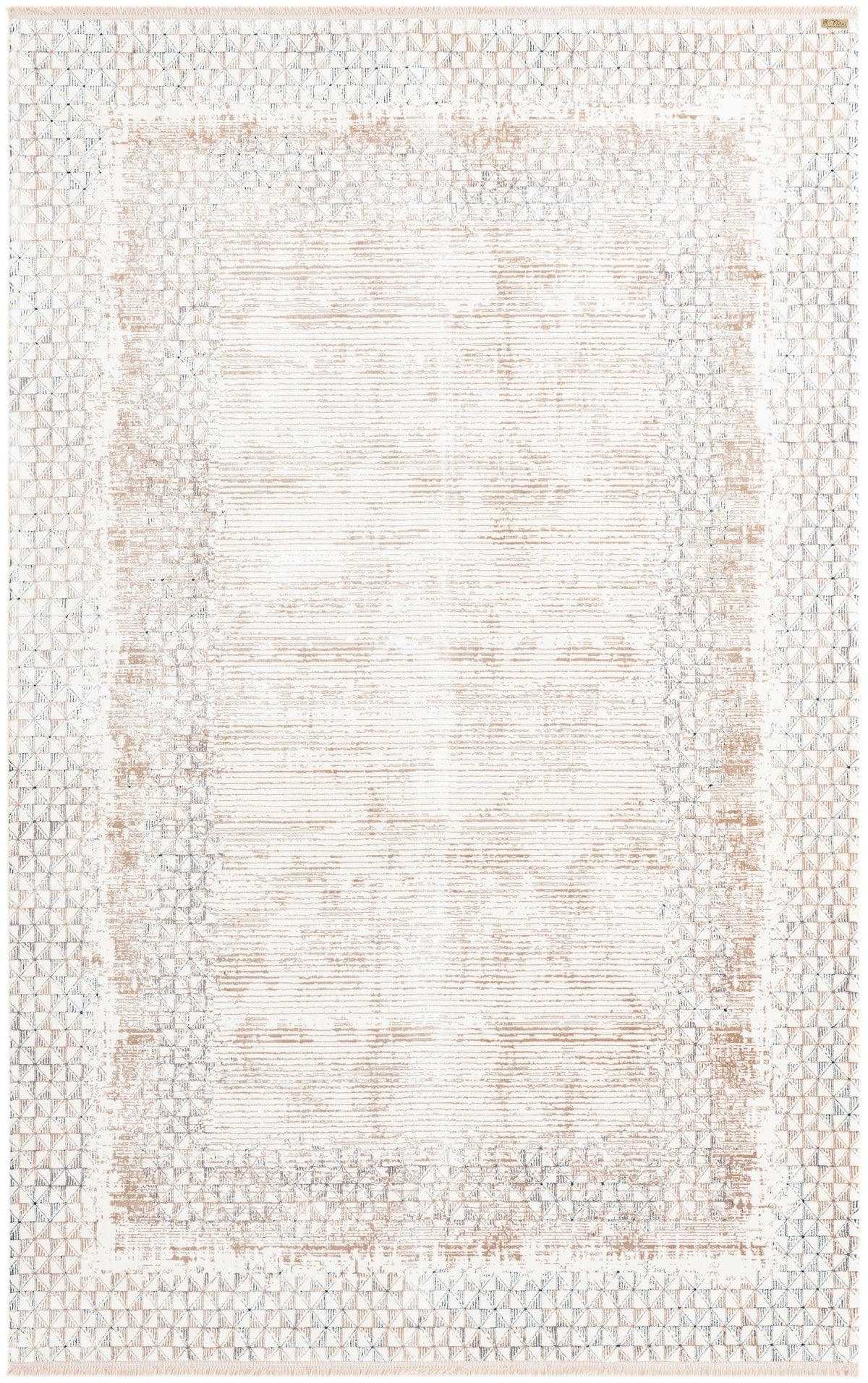 Rechteck Luxus Teppich Airolo in Creme von Hadorn™ - Lifestyle Image