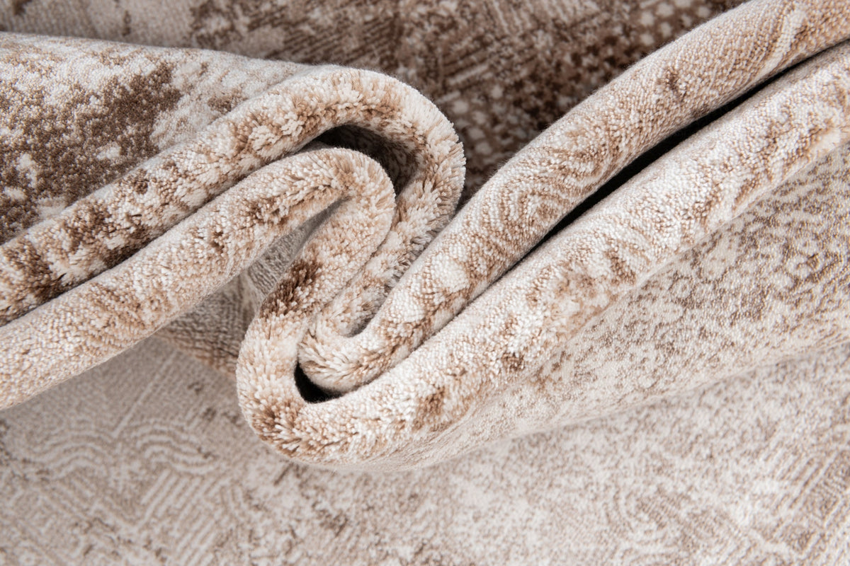 Rechteck Luxus Teppich Airolo in Braun von Hadorn™ - Lifestyle Image