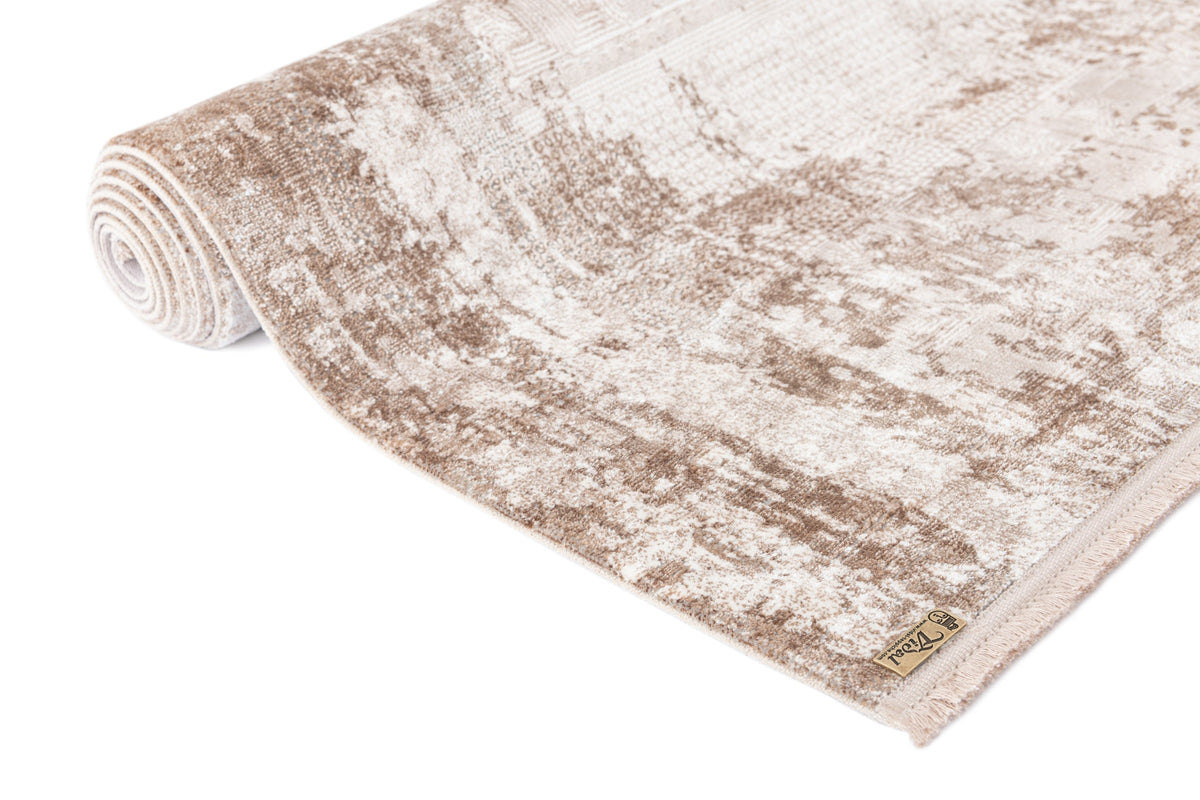 Rechteck Luxus Teppich Airolo in Braun von Hadorn™ - Lifestyle Image