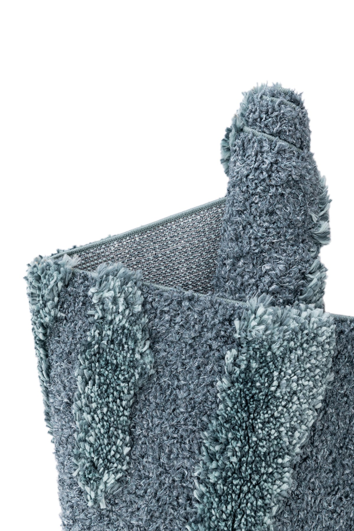 Rechteck Teppich Thun Glacies in Blau von Hadorn™ - Lifestyle Image