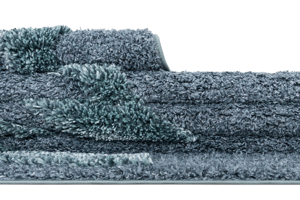 Rechteck Teppich Thun Glacies in Blau von Hadorn™ - Lifestyle Image