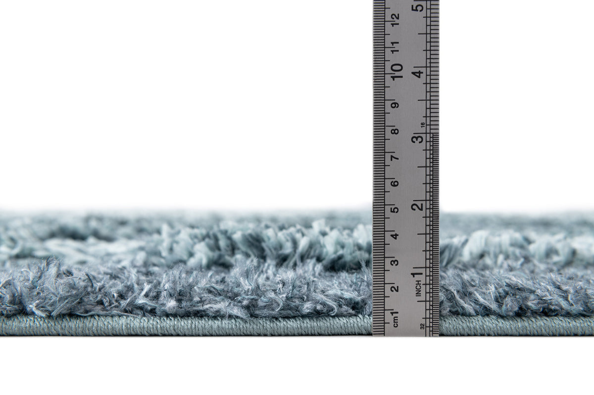 Rechteck Teppich Thun Tribus in Blau von Hadorn™ - Lifestyle Image