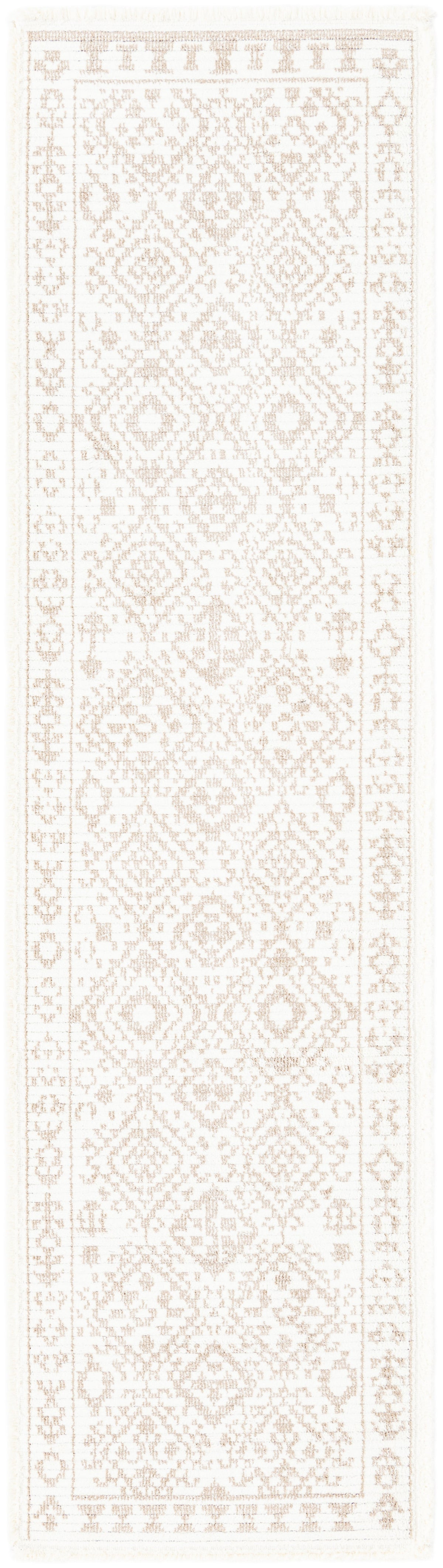 Läufer Teppich St. Gallen Folklore in Weiss von Hadorn™ - Lifestyle Image