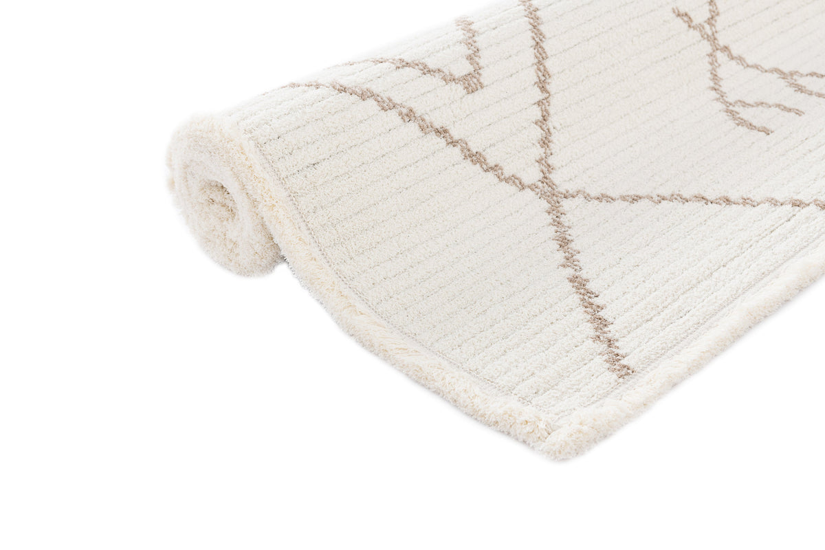 Läufer Teppich St. Gallen Folklore in Weiss von Hadorn™ - Lifestyle Image