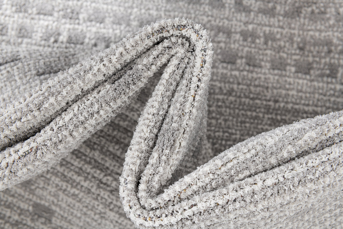Rechteck Teppich St. Gallen Folklore in Grau von Hadorn™ - Lifestyle Image