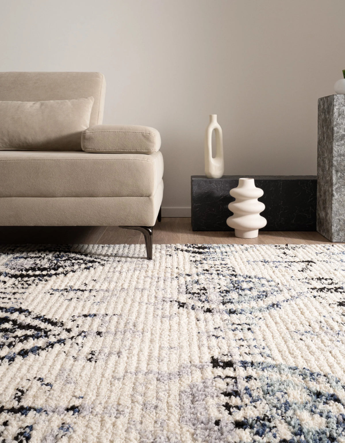 Rechteck Teppich Frauenfeld Moana in Beige von Hadorn™ - Lifestyle Image