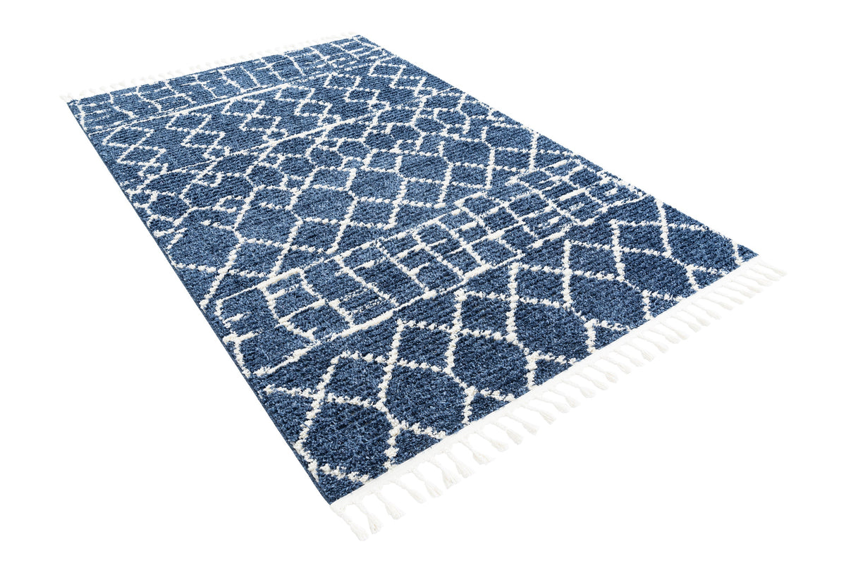Läufer Teppich Frauenfeld Diamond in Blau von Hadorn™ - Lifestyle Image