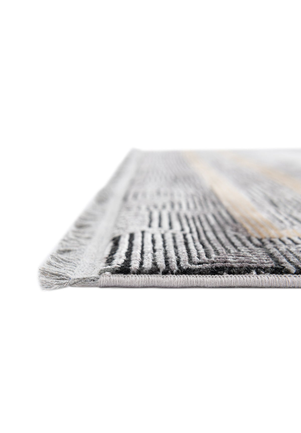 Rechteck Luxus Teppich Bad Ragaz in Grau von Hadorn™ - Lifestyle Image