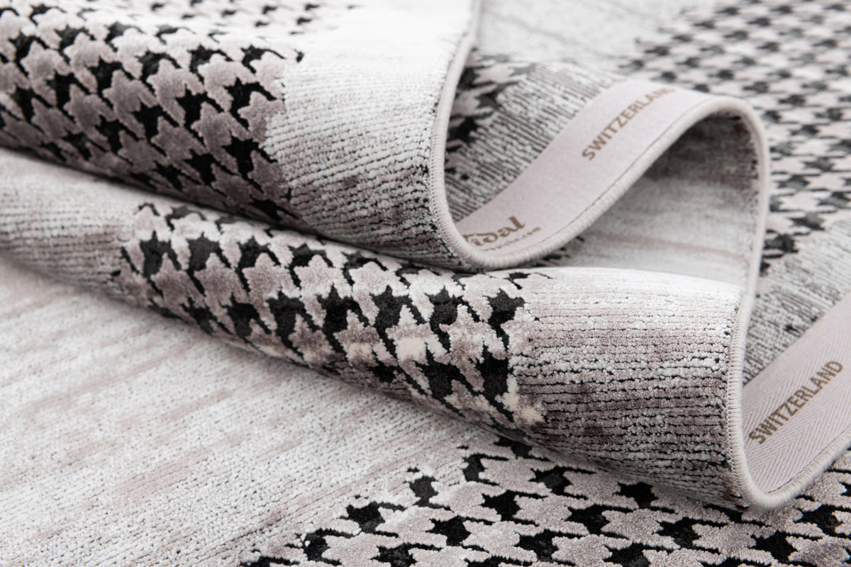 Rechteck Luxus Teppich Bad Ragaz in Grau von Hadorn™ - Lifestyle Image