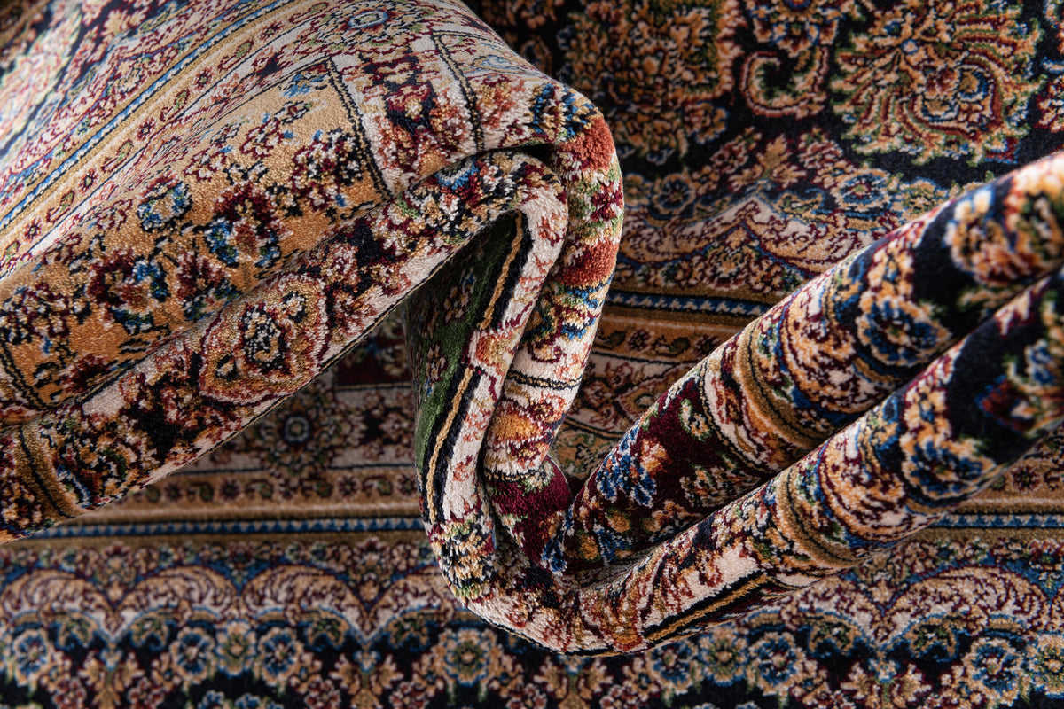 Läufer Luxus Teppich Glarus in Dunkelblau von Hadorn™ - Lifestyle Image