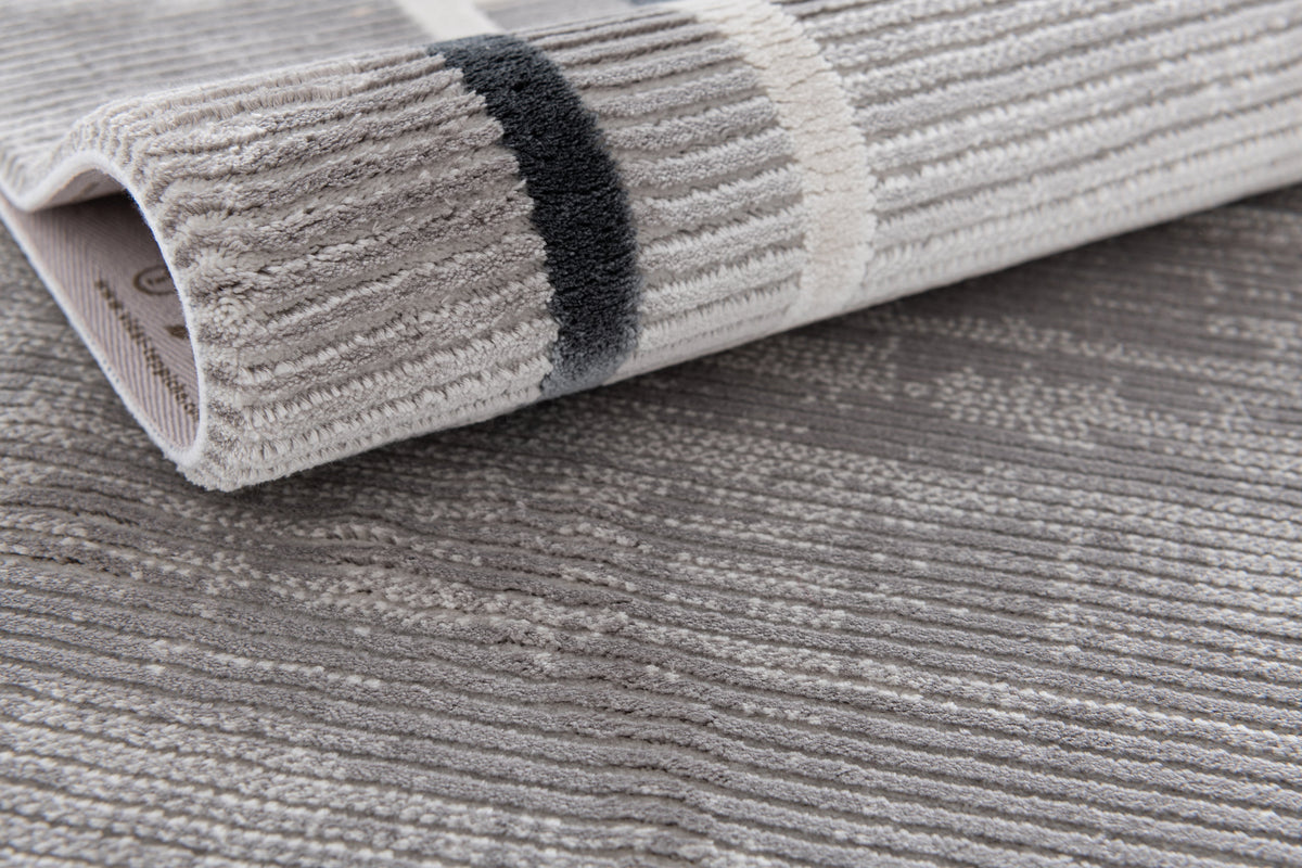 Läufer Luxus Teppich Flims in Grau von Hadorn™ - Lifestyle Image
