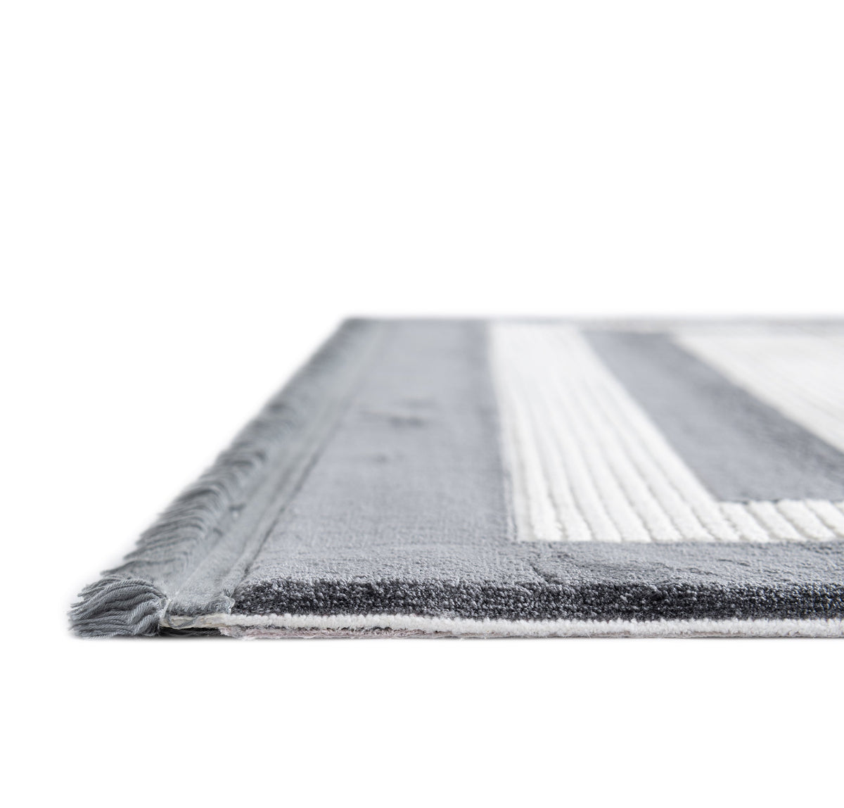 Rechteck Luxus Teppich Chiasso in Weiss von Hadorn™ - Lifestyle Image