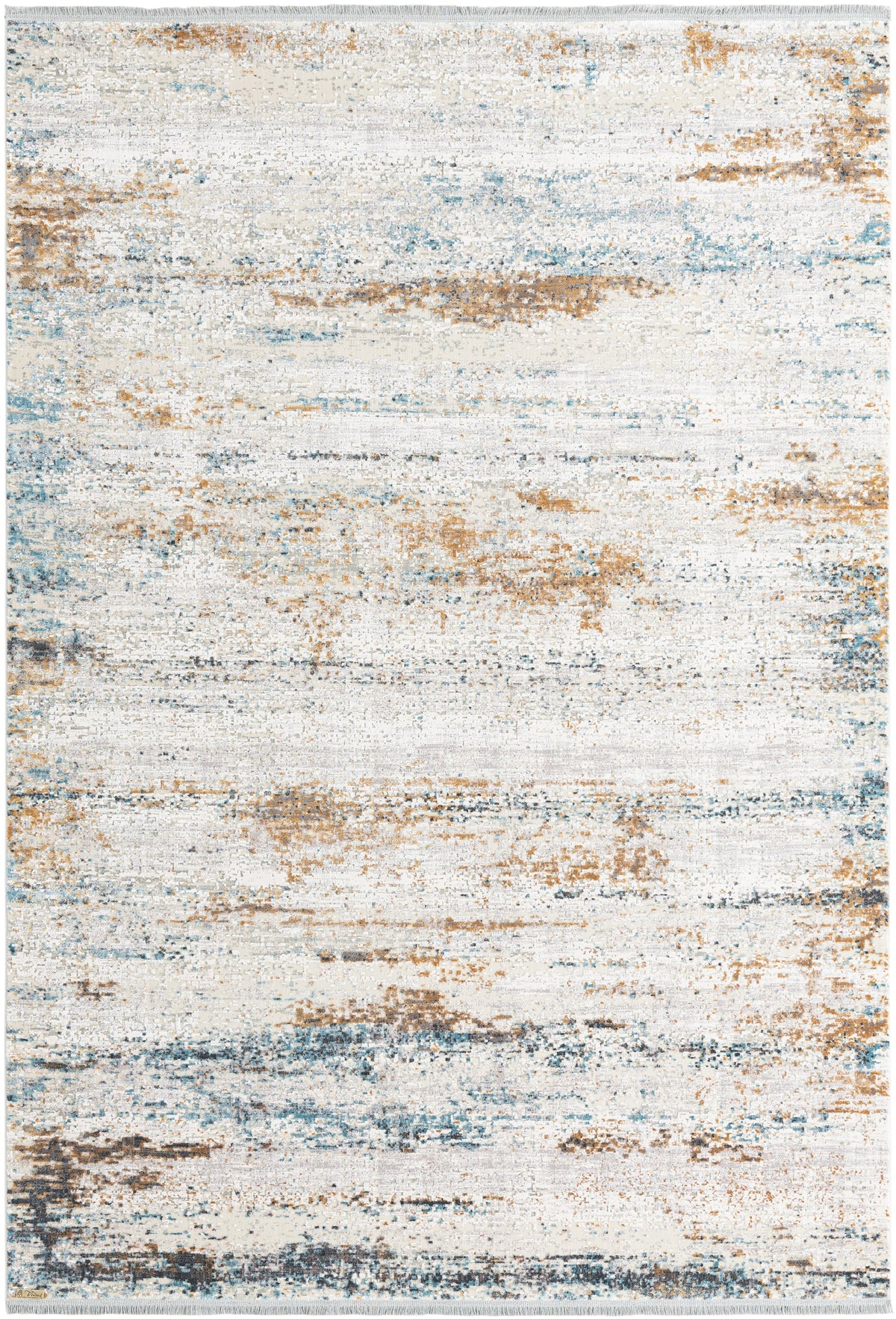 Rechteck Luxus Teppich Basel in Grau von Hadorn™ - Lifestyle Image