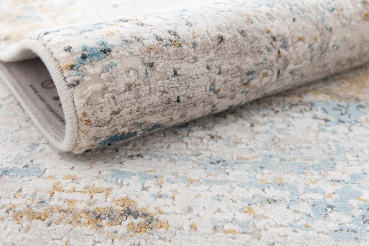 Rechteck Luxus Teppich Basel in Grau von Hadorn™ - Lifestyle Image