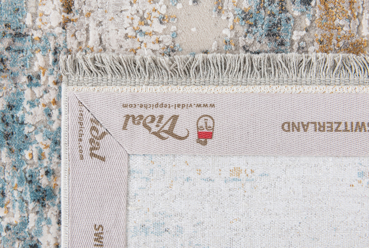 Rechteck Luxus Teppich Basel in Grau von Hadorn™ - Lifestyle Image
