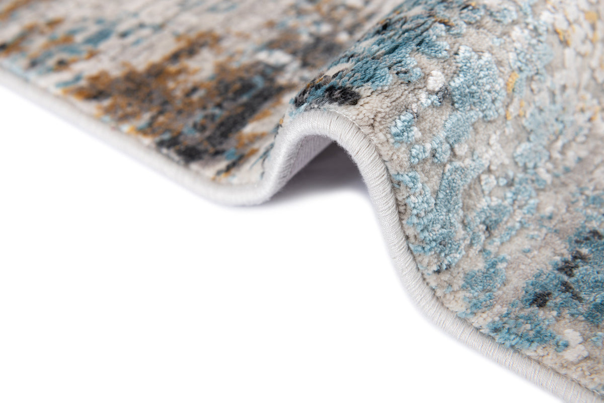 Rechteck Luxus Teppich Basel in Grau von Hadorn™ - Lifestyle Image