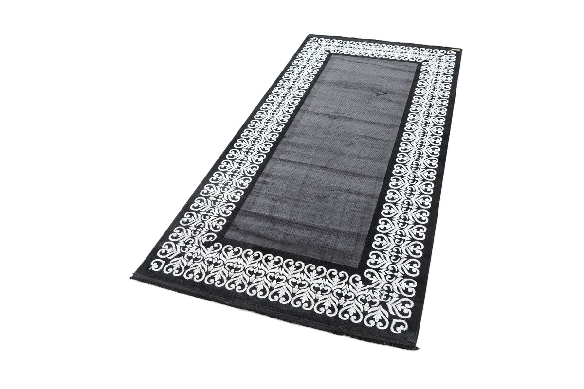 Läufer Luxus Teppich Laax in Schwarz von Hadorn™ - Lifestyle Image