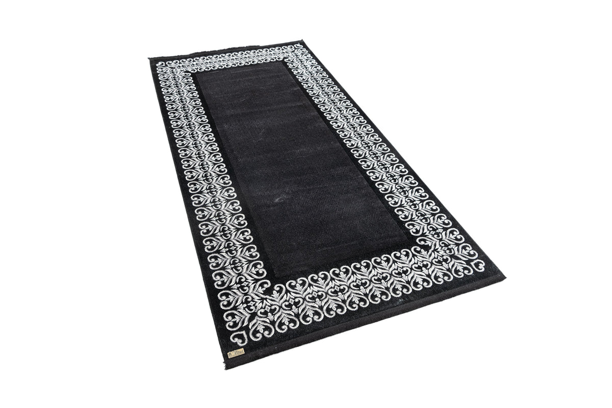 Läufer Luxus Teppich Laax in Schwarz von Hadorn™ - Lifestyle Image