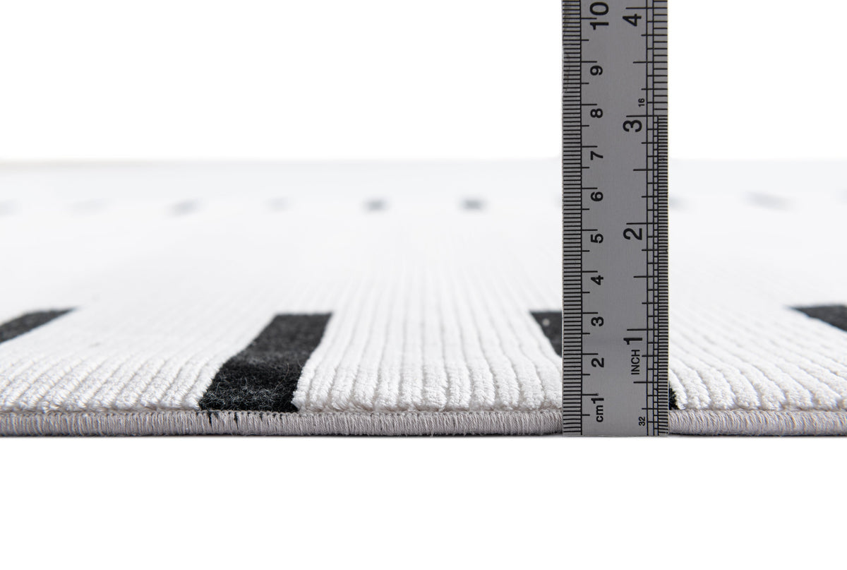 Rechteck Luxus Teppich Laax in Grau von Hadorn™ - Lifestyle Image