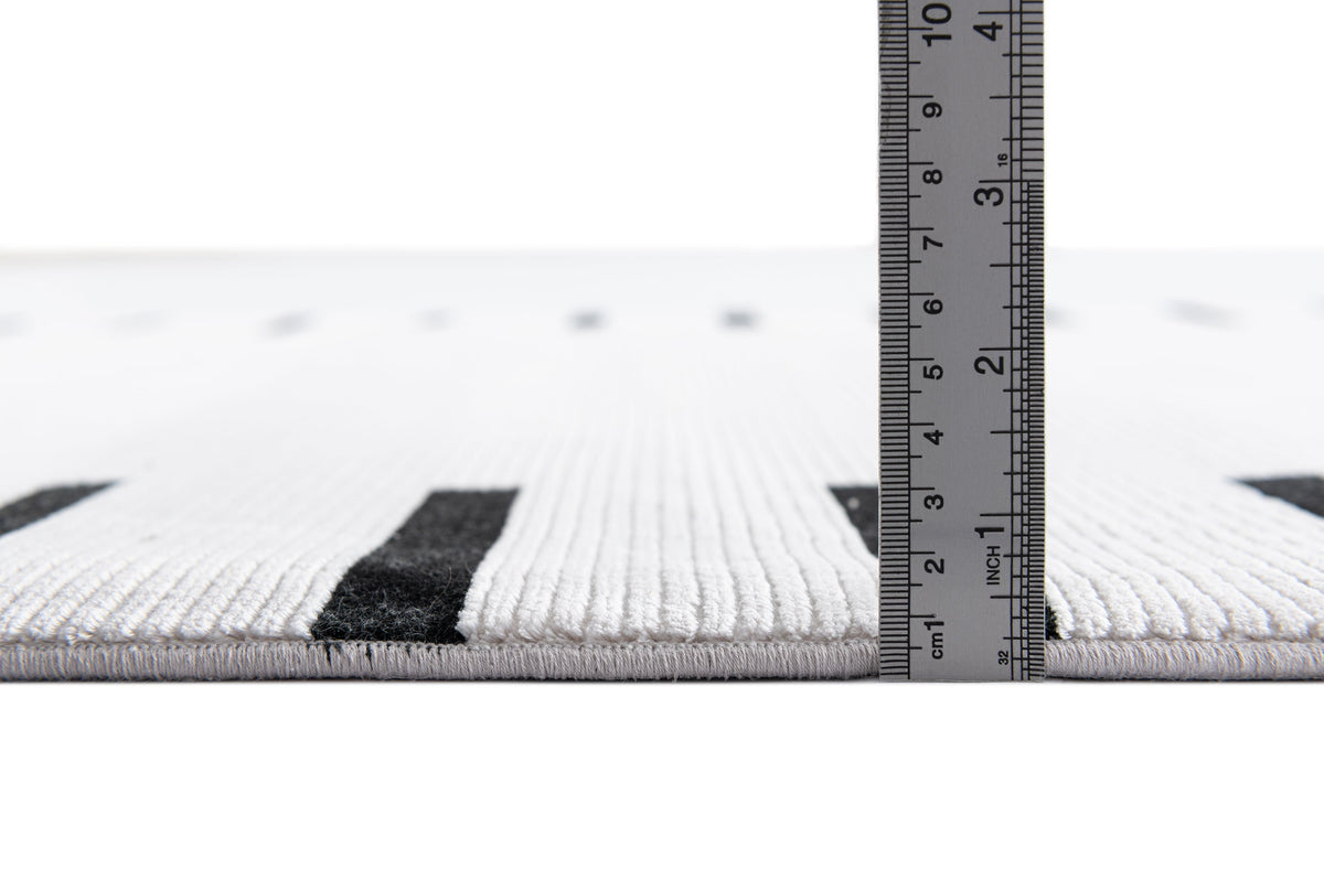 Läufer Luxus Teppich Laax in Weiss von Hadorn™ - Lifestyle Image